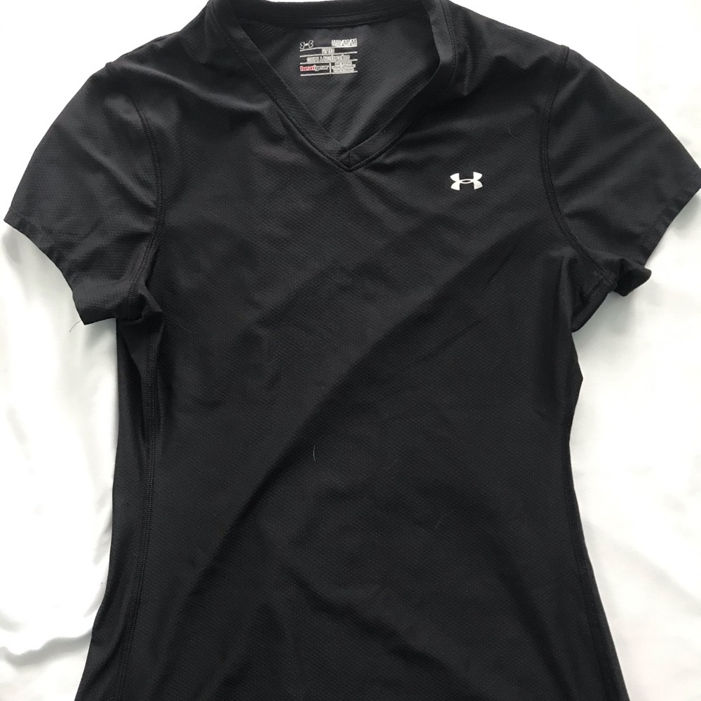Black Fitted Under Armour Shirt